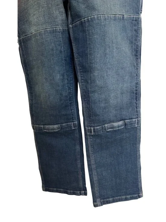 Berne Bib Overalls Size 36/34 Washed Flex Denim Reinforced Knee NWT - Picture 15 of 16